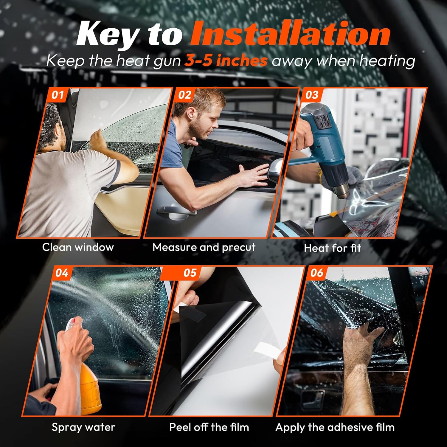 Thumbnail 5 de PAMAGOO 35% VLT car window tint film