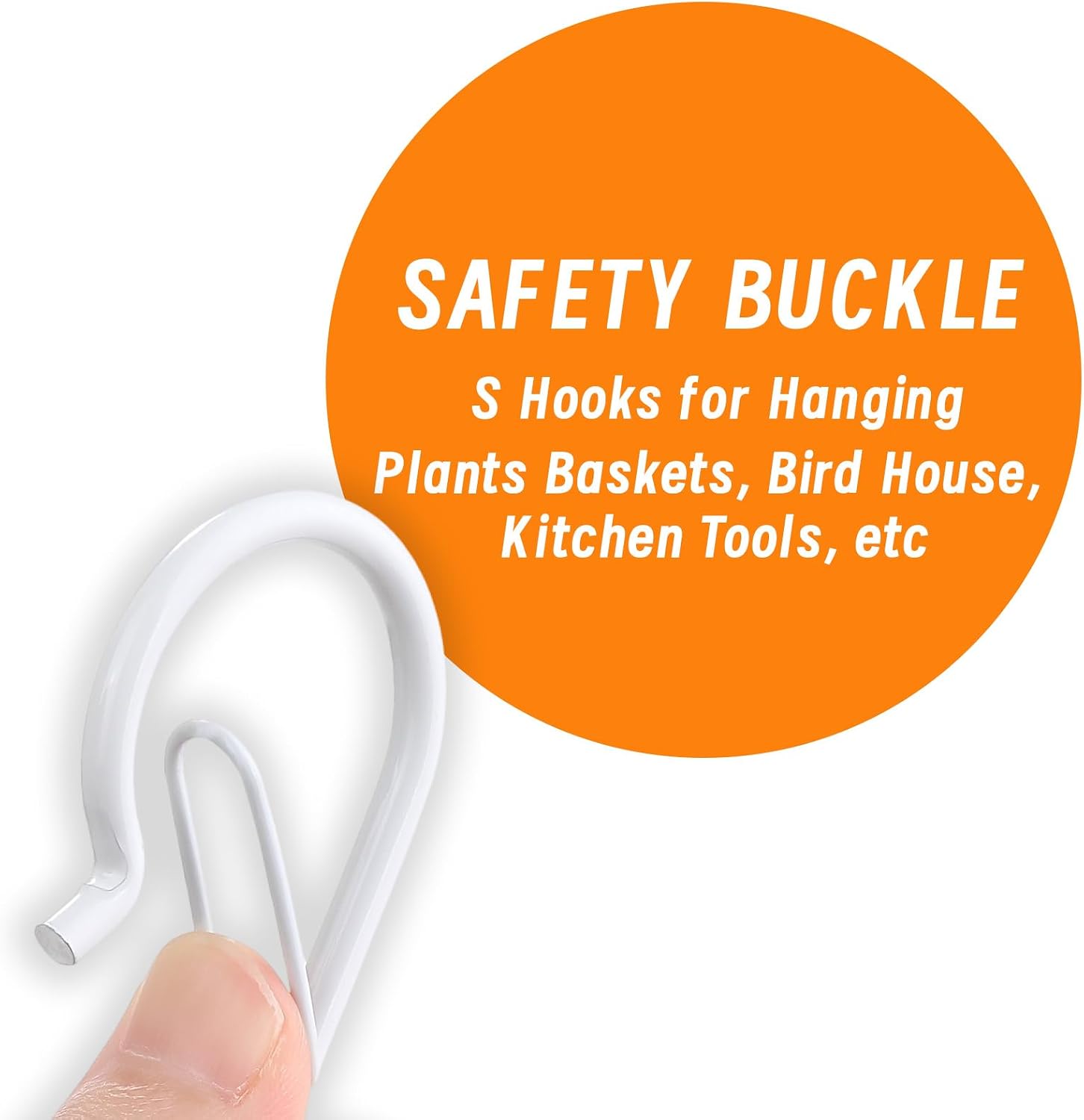 Thumbnail 1 de iCafePub 3.5-Inch S-Hooks with Safety Buckles, 24-Piece Set