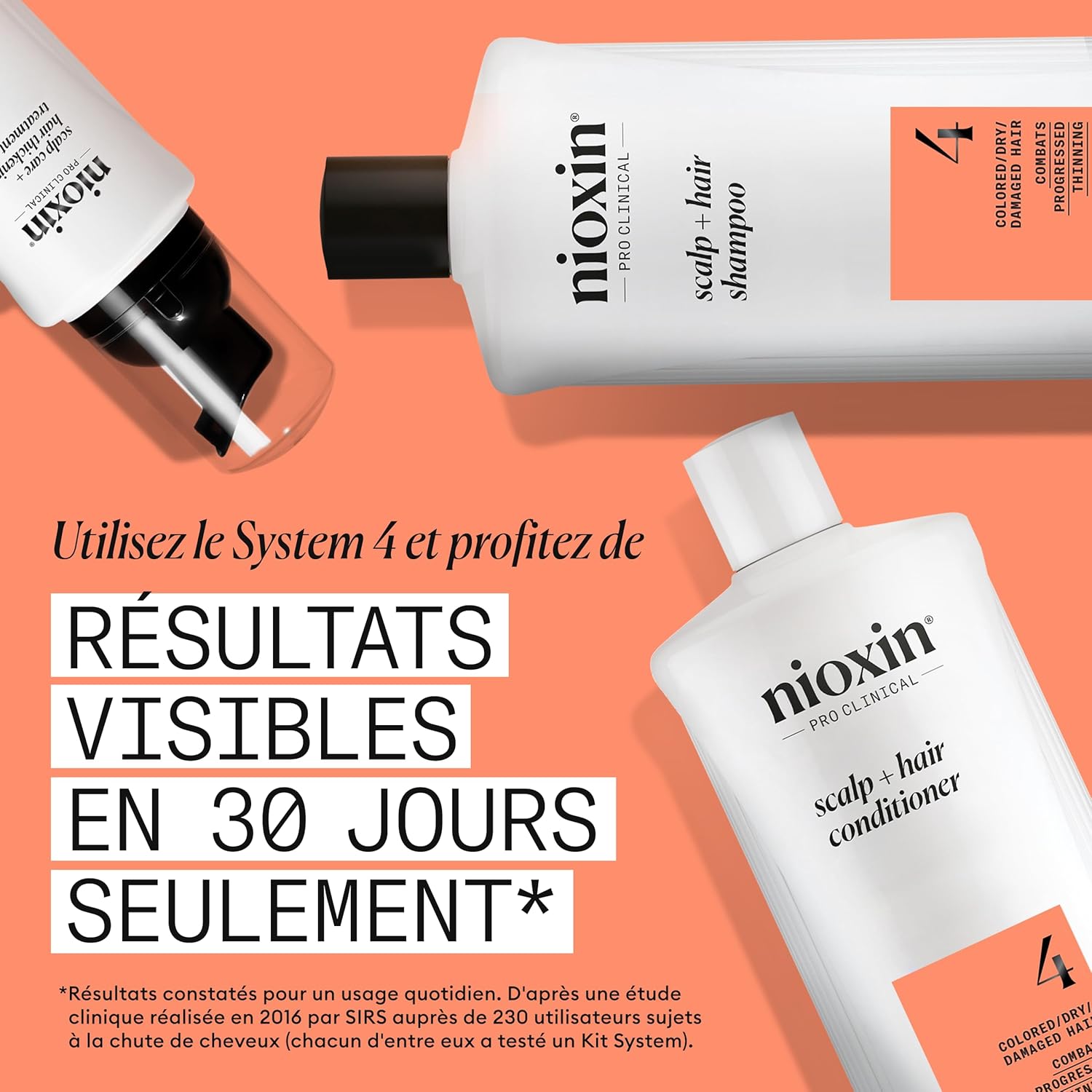 Thumbnail 2 de NIOXIN System 4 – Kit shampoing, après-shampoing et soin du cuir chevelu pour cheveux colorés, secs, abîmés