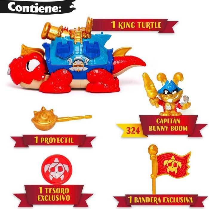 Thumbnail 3 de PIRATIX King Turtle 8431618048900 beweegbare schildpad met schatcompartiment