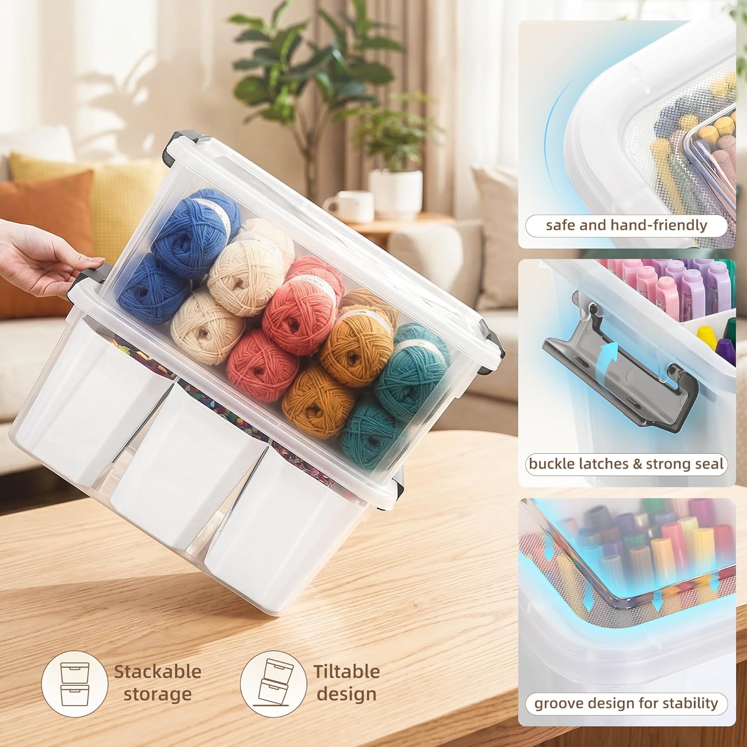 Thumbnail 4 de Citylife 17 QT Storage Bin