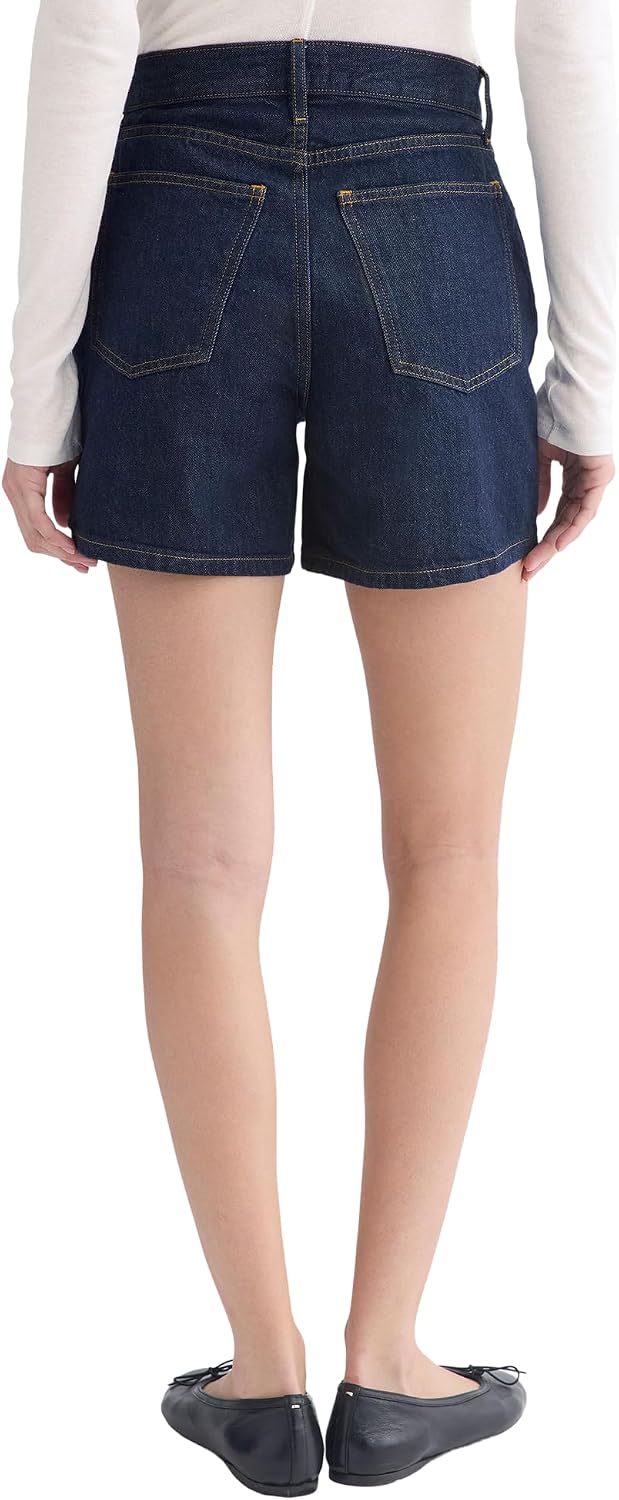 Detalle de Everlane Women's Way-High A-Line Denim Shorts
