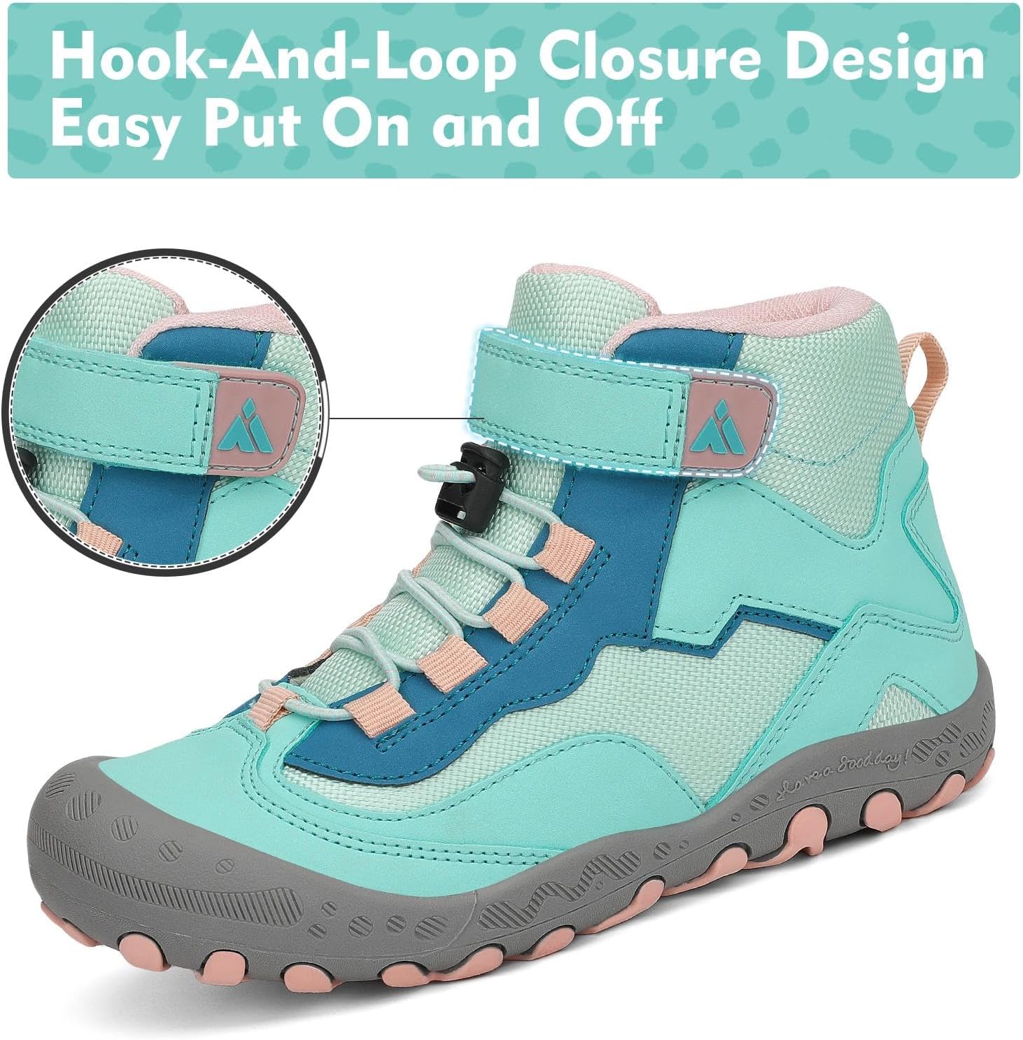 Thumbnail 4 de Mishansha Kinder Wanderschuhe rutschfest Leicht Trekking Wanderstiefel für Jungen Mädchen – Gr. 24–38