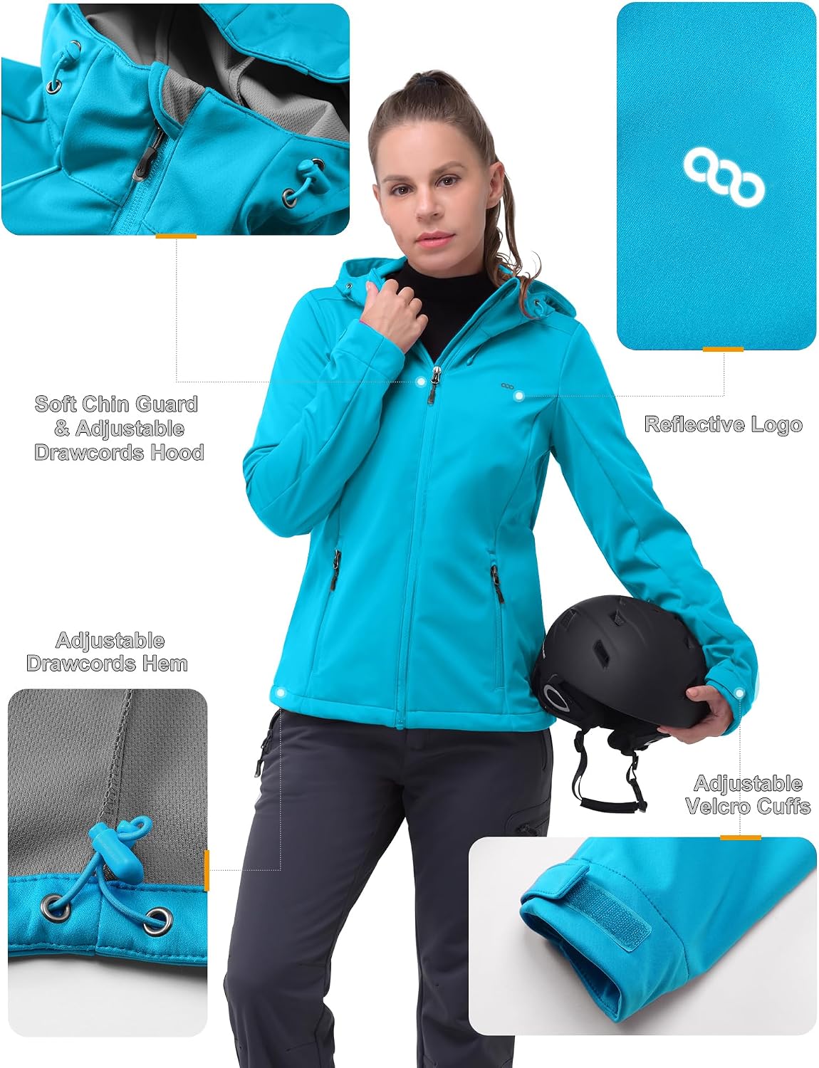 Thumbnail 4 de 33,000ft Softshelljacke Damen 8000 mm