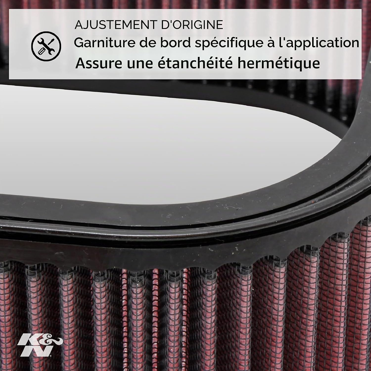 Thumbnail 4 de K&N Filtre à air de remplacement KA-8095 pour Kawasaki VN800 Vulcan (1995-2006)