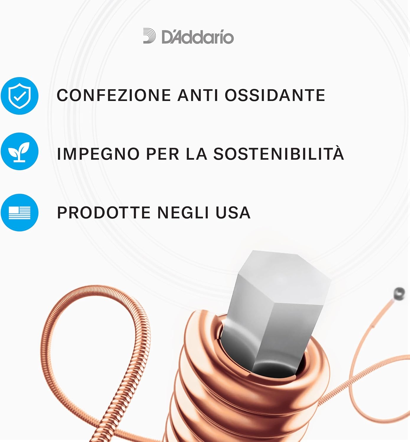 Thumbnail 4 de D'Addario EJ26-B25 corde acustica 11-52