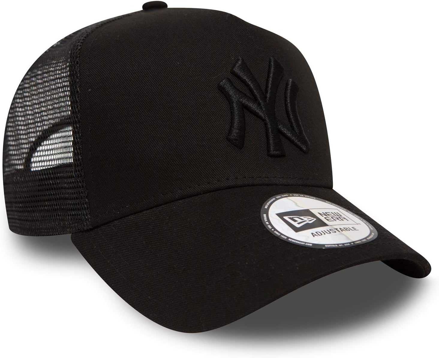 Detalle de New Era Clean Trucker York Yankees Snapback cap – Uomo, Black, OSFA (55.8 cm - 60.6 cm)