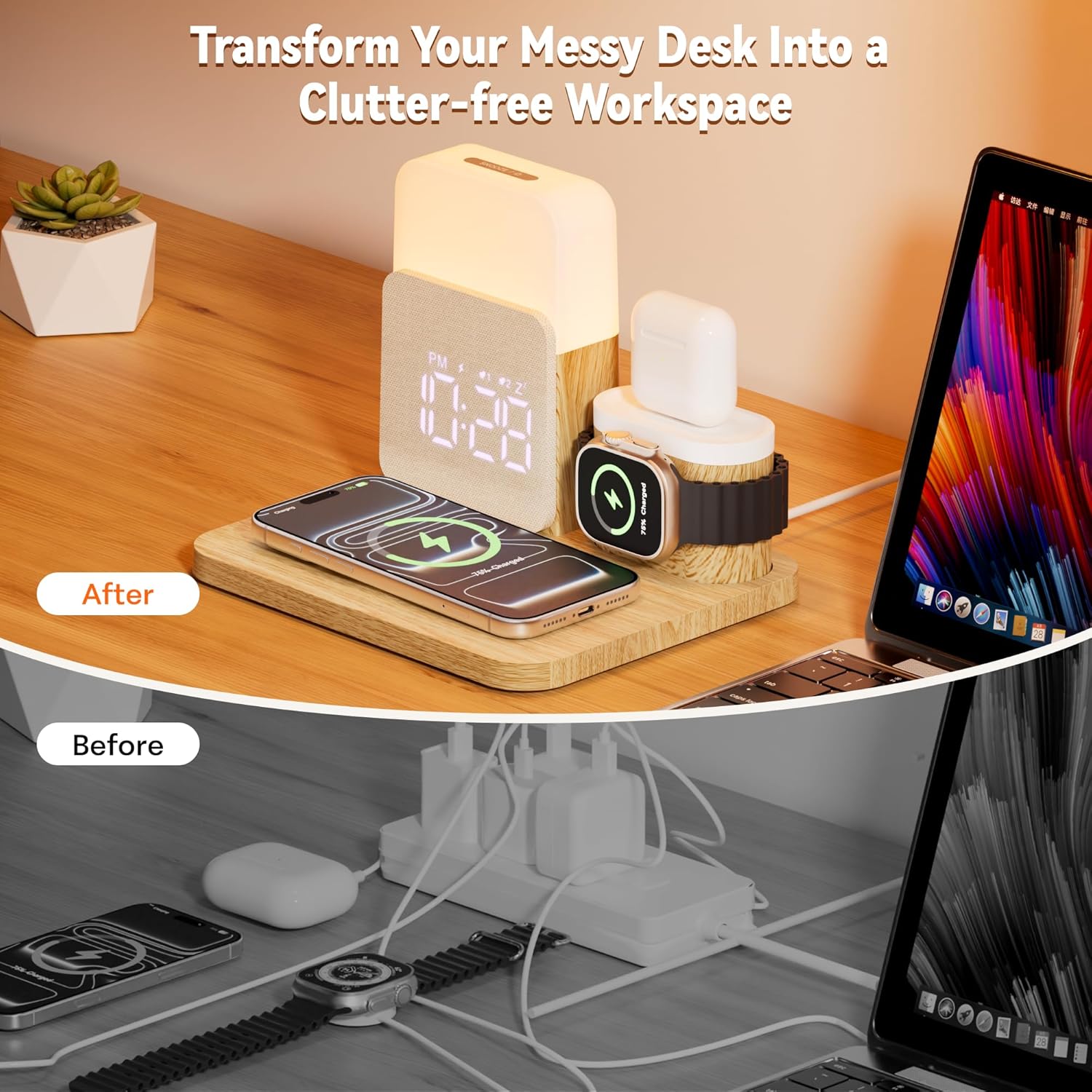 Thumbnail 6 de COLSUR 6 in 1 wireless charger 25W