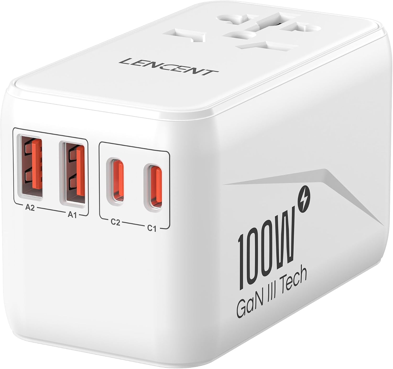 Imagen de LENCENT Reiseadapter 100W GaN3 universell en OfertitasTOP