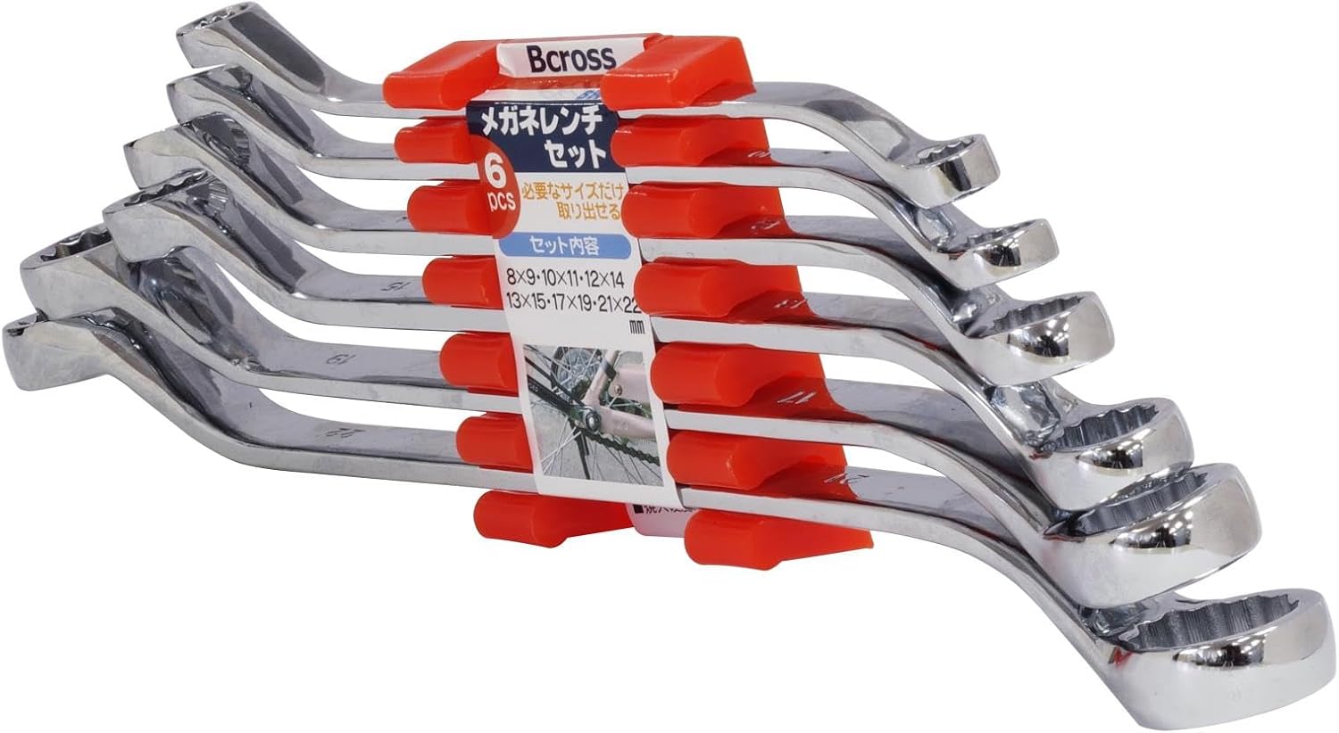 Thumbnail 2 de パオック Bcross CR-6K コンビネーションレンチセット 6本組・ホルダー付き