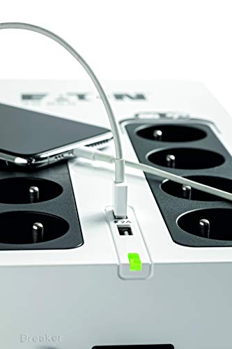 Thumbnail 2 de Eaton 3S 700 FR - UPS parafoudre Off-Line 700VA/420W, 8 prises FR et USB, silencieux