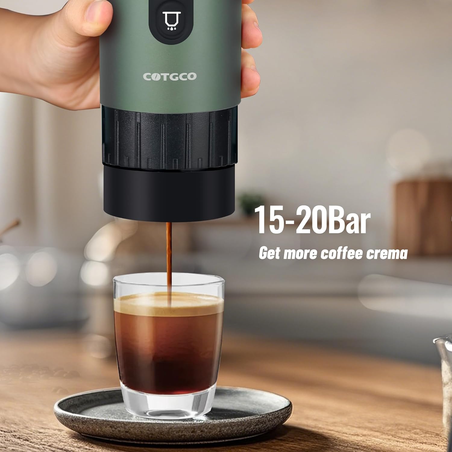 Thumbnail 5 de COTGCO Cafetera Portátil 12V: Espresso a Bordo