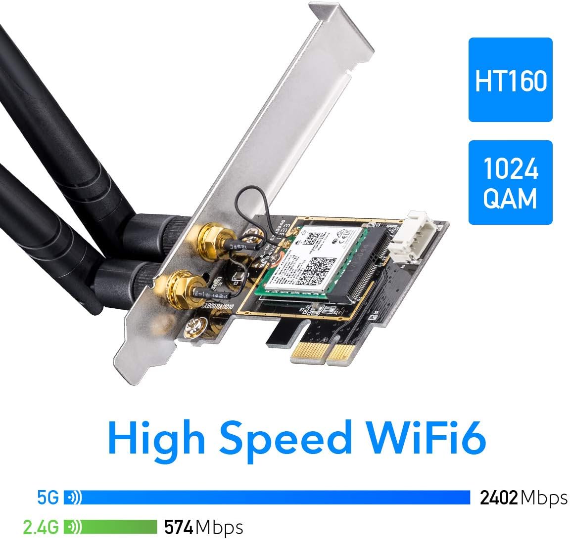 Thumbnail 4 de Cudy WE3000 V2 scheda WiFi 6 PCIe AX3000