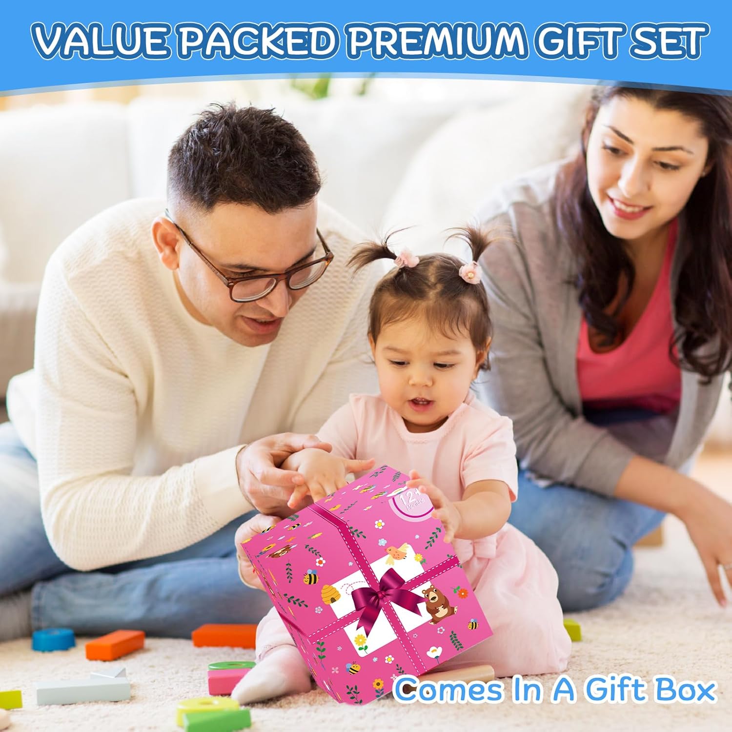 Thumbnail 6 de Wooden Activity Cube Montessori toy for 12+ months