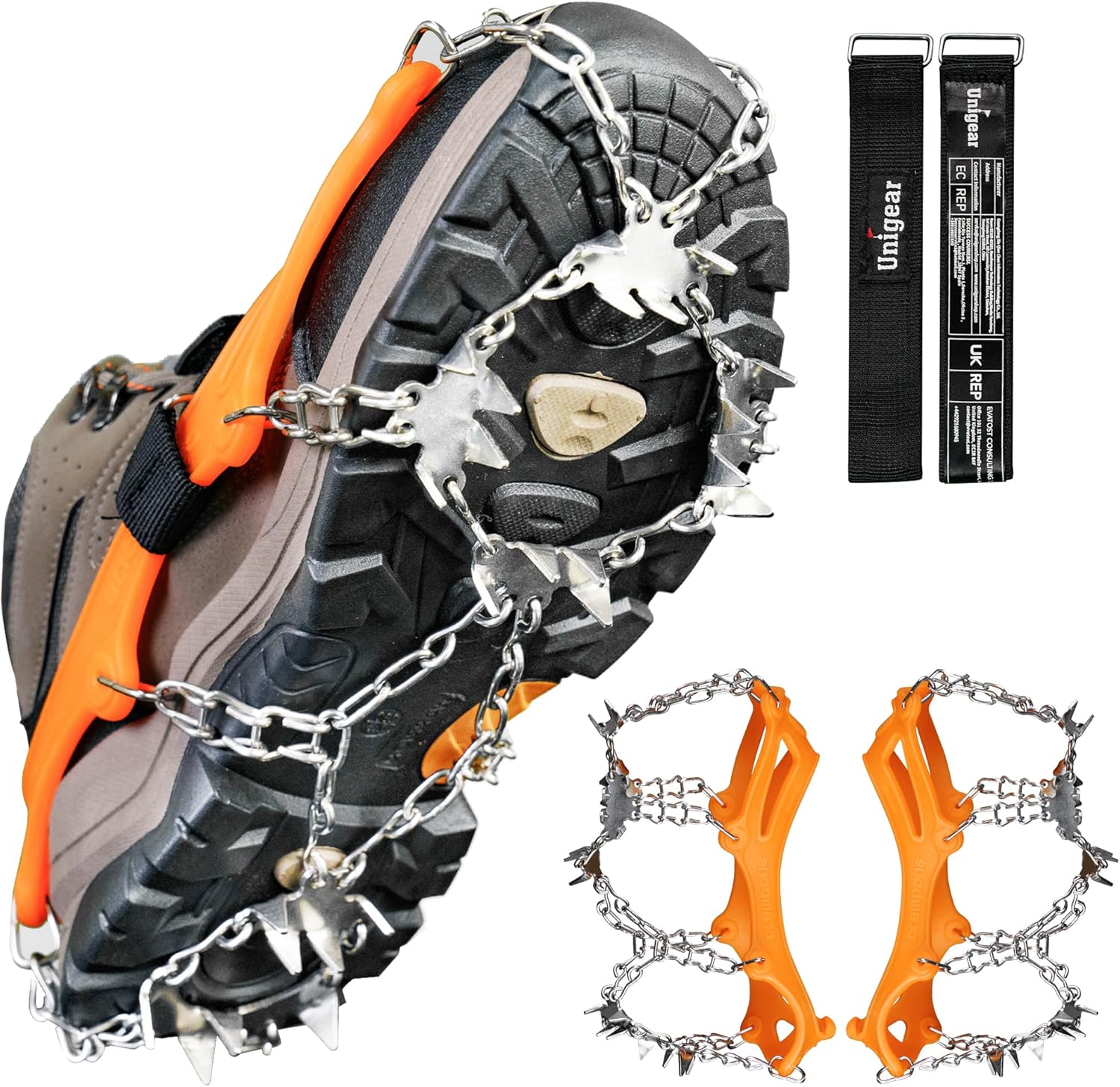 Thumbnail 6 de Unigear Crampons 24 spikes for hiking boots