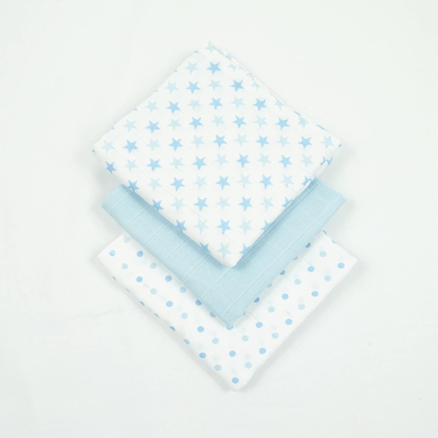 Thumbnail 5 de MuslinZ Muslin Cloths for Baby 6 Pack Blue Star