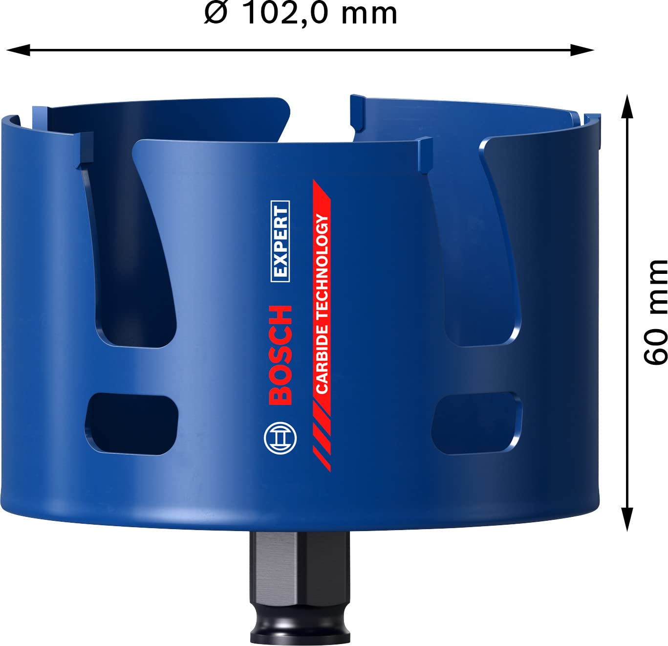 Thumbnail 2 de Bosch 2608900480 EXPERT Construction Material – otwornica Ø 102 mm, węglik