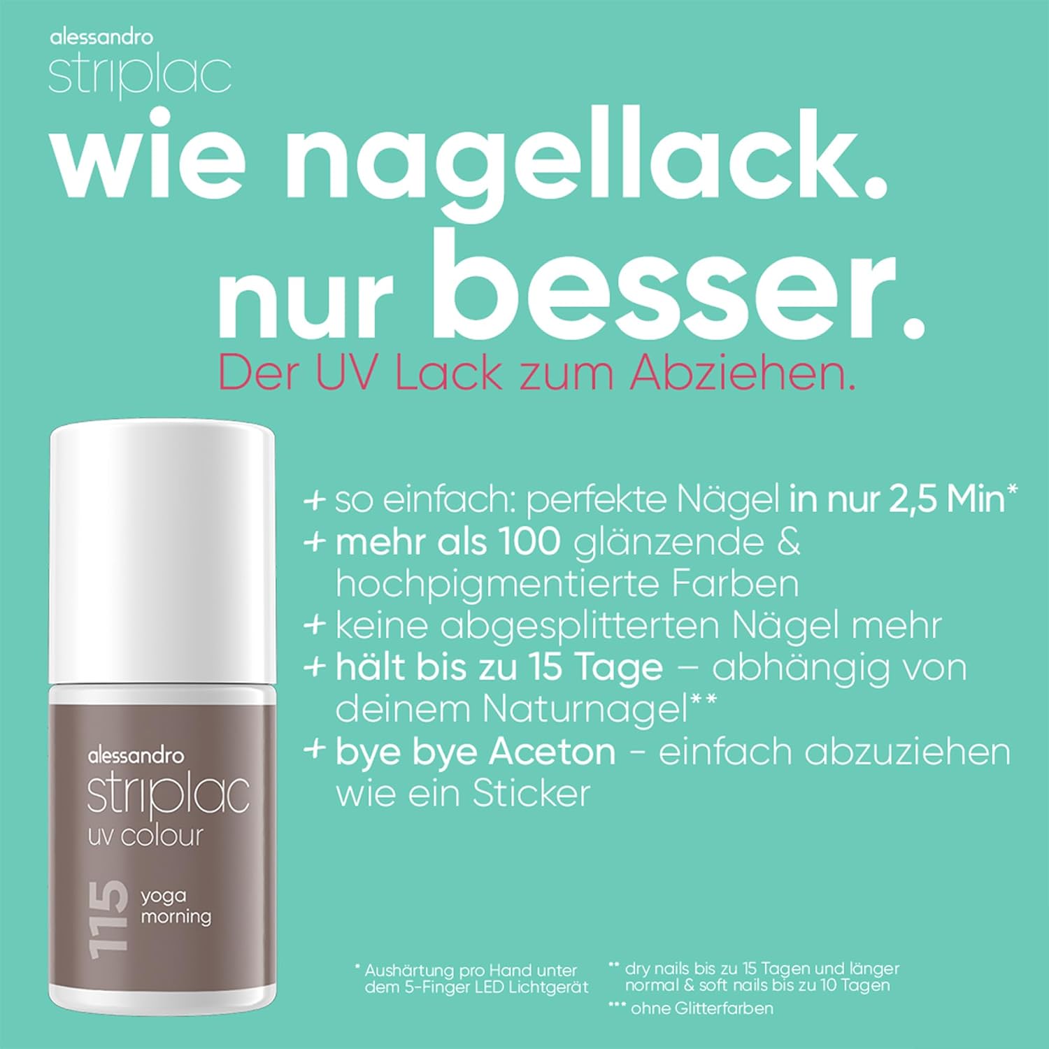 Thumbnail 6 de alessandro Striplac UV Nagellack 15 Tage rot