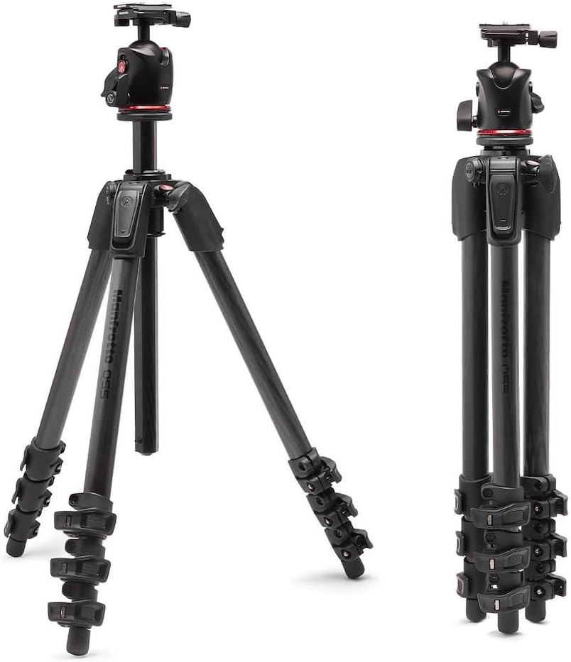 Thumbnail 6 de Manfrotto MT055XPRO3: treppiede in alluminio a 3 sezioni, ergonomico e versatile per DSLR, Mirrorless e compatte