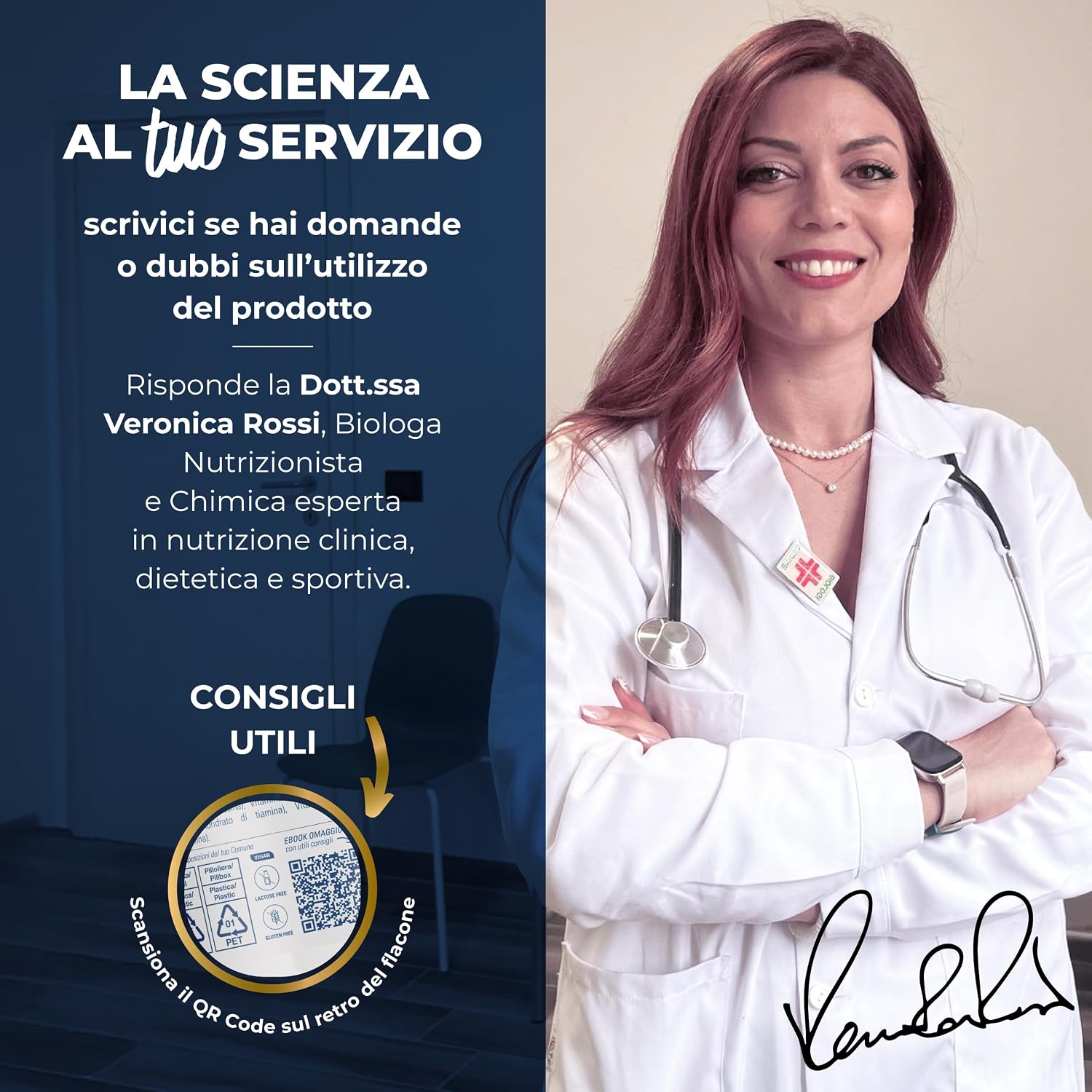 Detalle 2 de SUPREMAGY Magnesio Bisglicinato 450 mg (Fornitura 4 Mesi) – Magnesio Completo con vitamine e Coenzima Q10, Vegano, Made in Italy