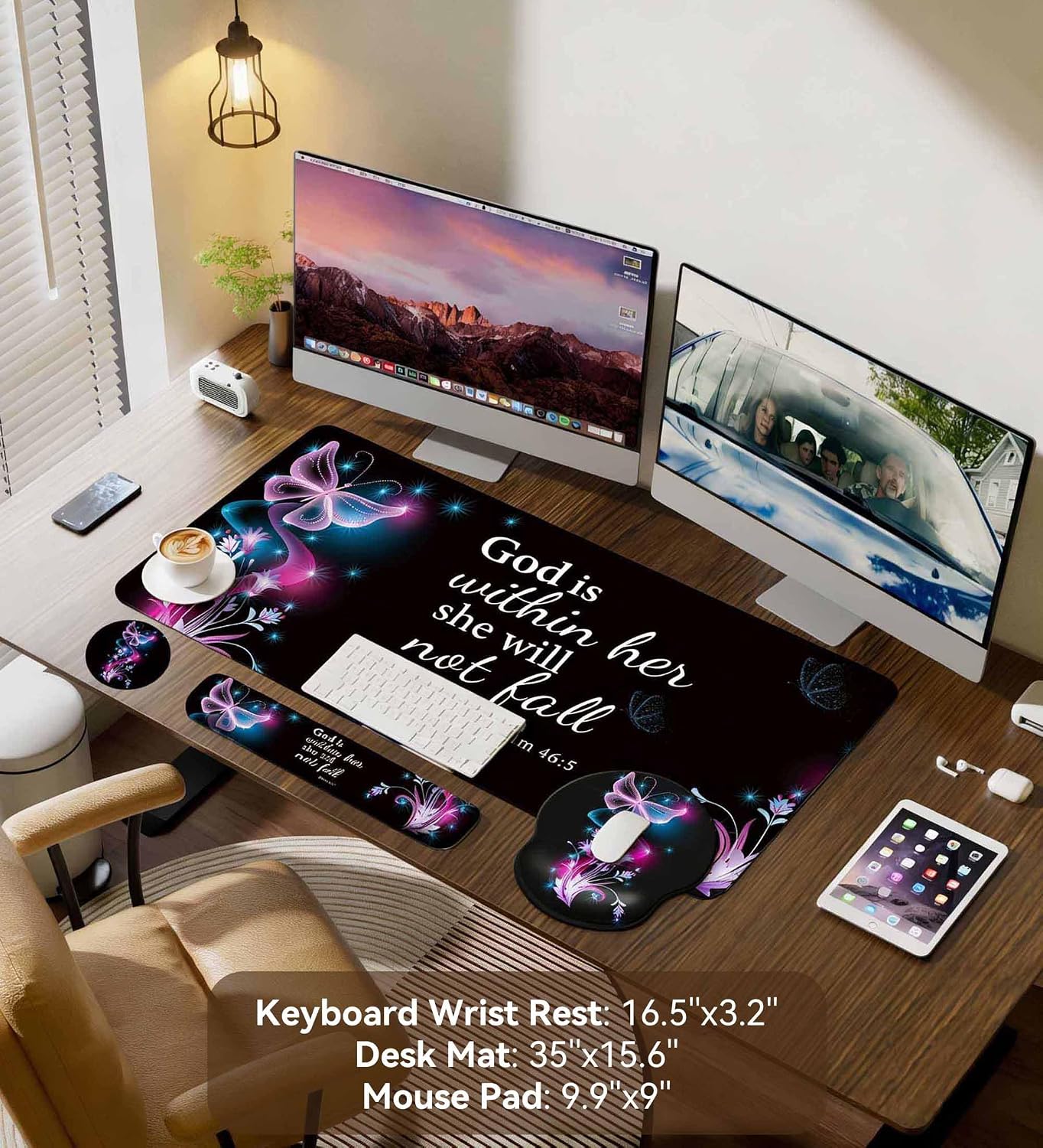 Detalle 2 de VINEBURY Desk Mat Set, Lycra