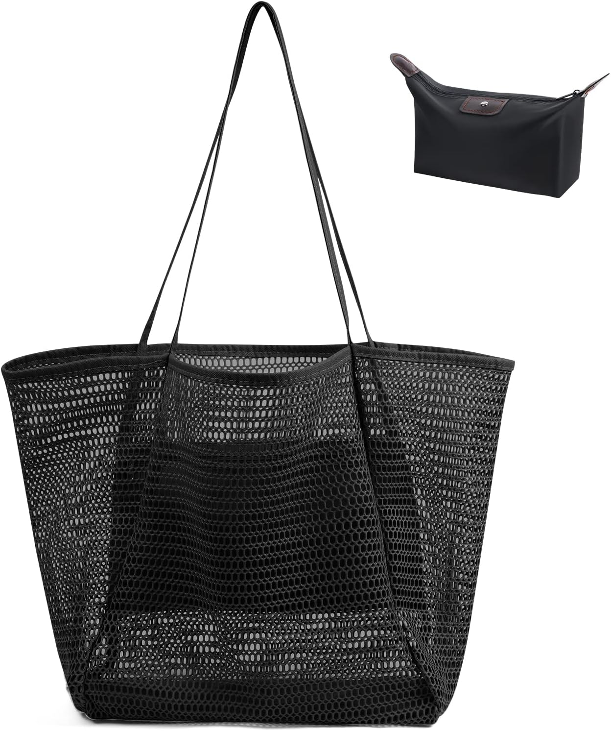 Detalle de Flintronic Borsa da spiaggia in rete 45 cm
