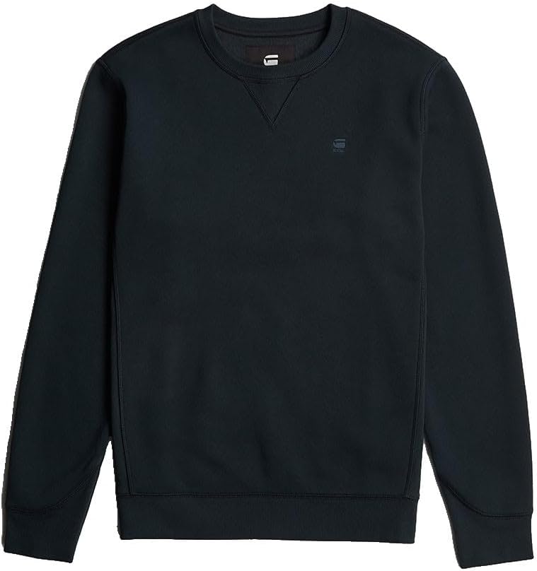 Detalle de G-STAR Uomini Premium Core Sweater: eleganza casual con dettagli rifiniti