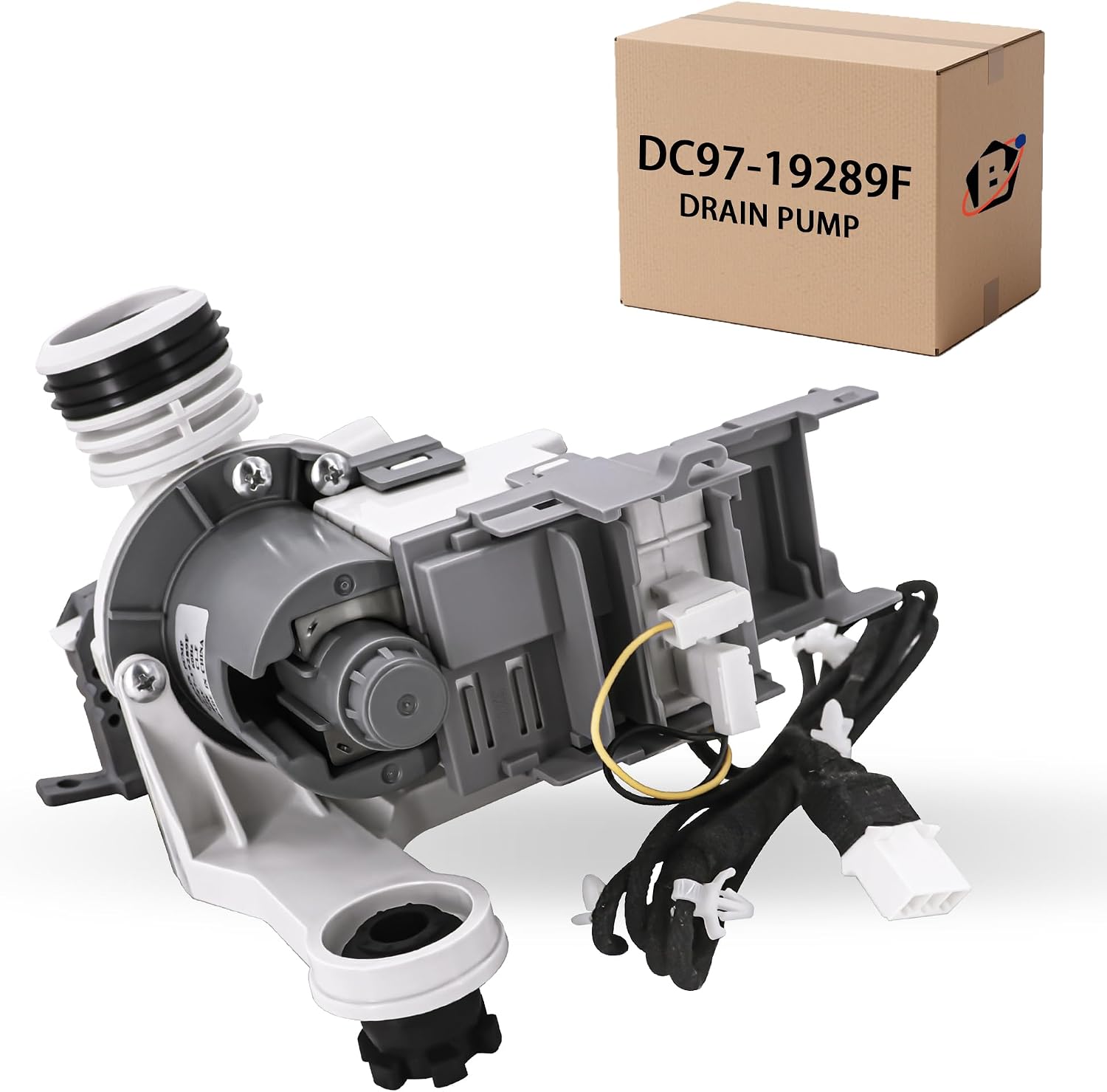 Detalle de Bakaoof DC97-19289F Washer Drain Pump Assembly, 120V, 80W
