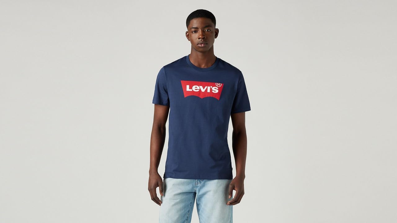 Thumbnail 2 de Levi's Graphic Set-in Neck Homme T-shirt Dress Blues (S)