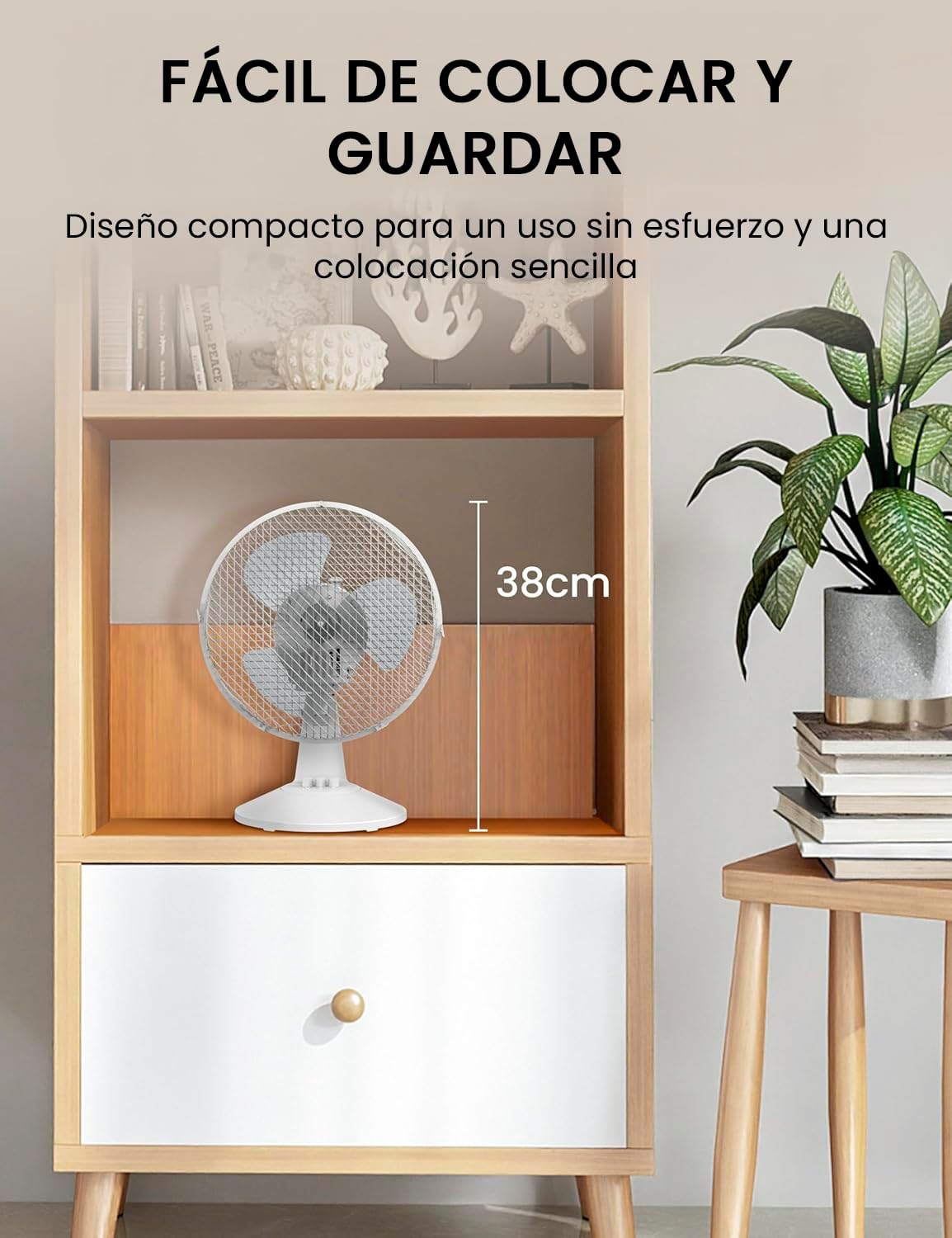 Thumbnail 6 de Comfee' Ventilador de Mesa Silencioso 23 cm 🌬️ Ligero y Oscilante