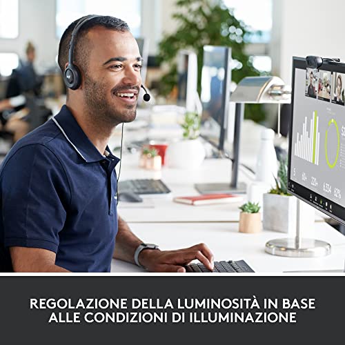 Detalle 2 de Logitech C270 Webcam HD: nitidezza 720p e versatilità per videochiamate quotidiane