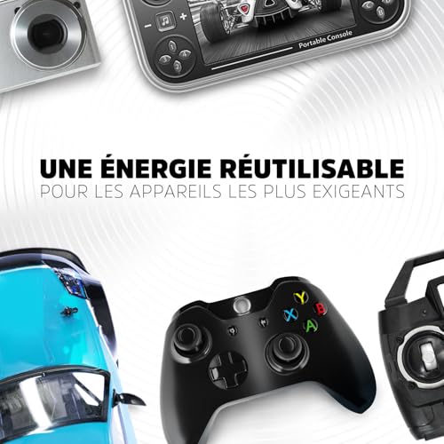 Detalle de Energizer Recharge Extreme – Piles AAA Rechargeables 800 mAh (Lot de 4)