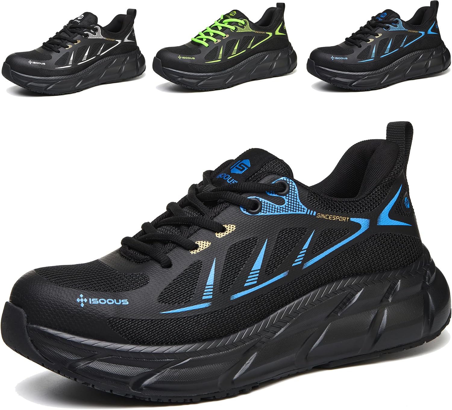 Thumbnail 6 de Scarpe Antinfortunistiche Uomo/Donna con Punta in Acciaio, Leggere e Traspiranti – Sicurezza e Comfort
