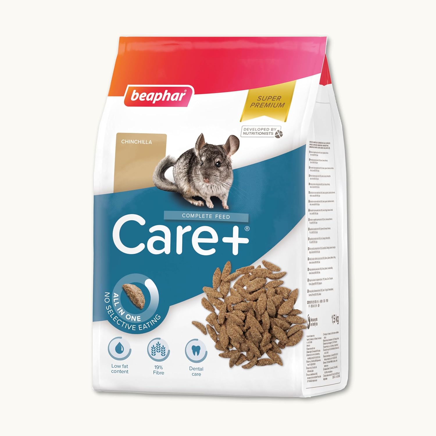 Thumbnail 1 de Beaphar Care+ Meerschweinchen, 5kg – Futter für gesunde Zähne und Vitamin-C-Unterstützung