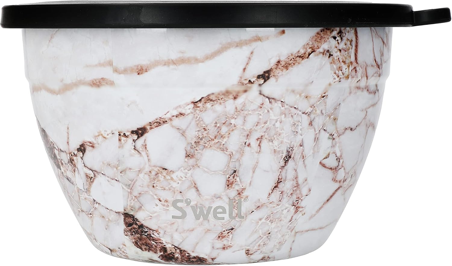 Detalle de S'well SWBOWL64CGLDEU slakomset 1,9 l in Calacatta-goud met kruidenhouder