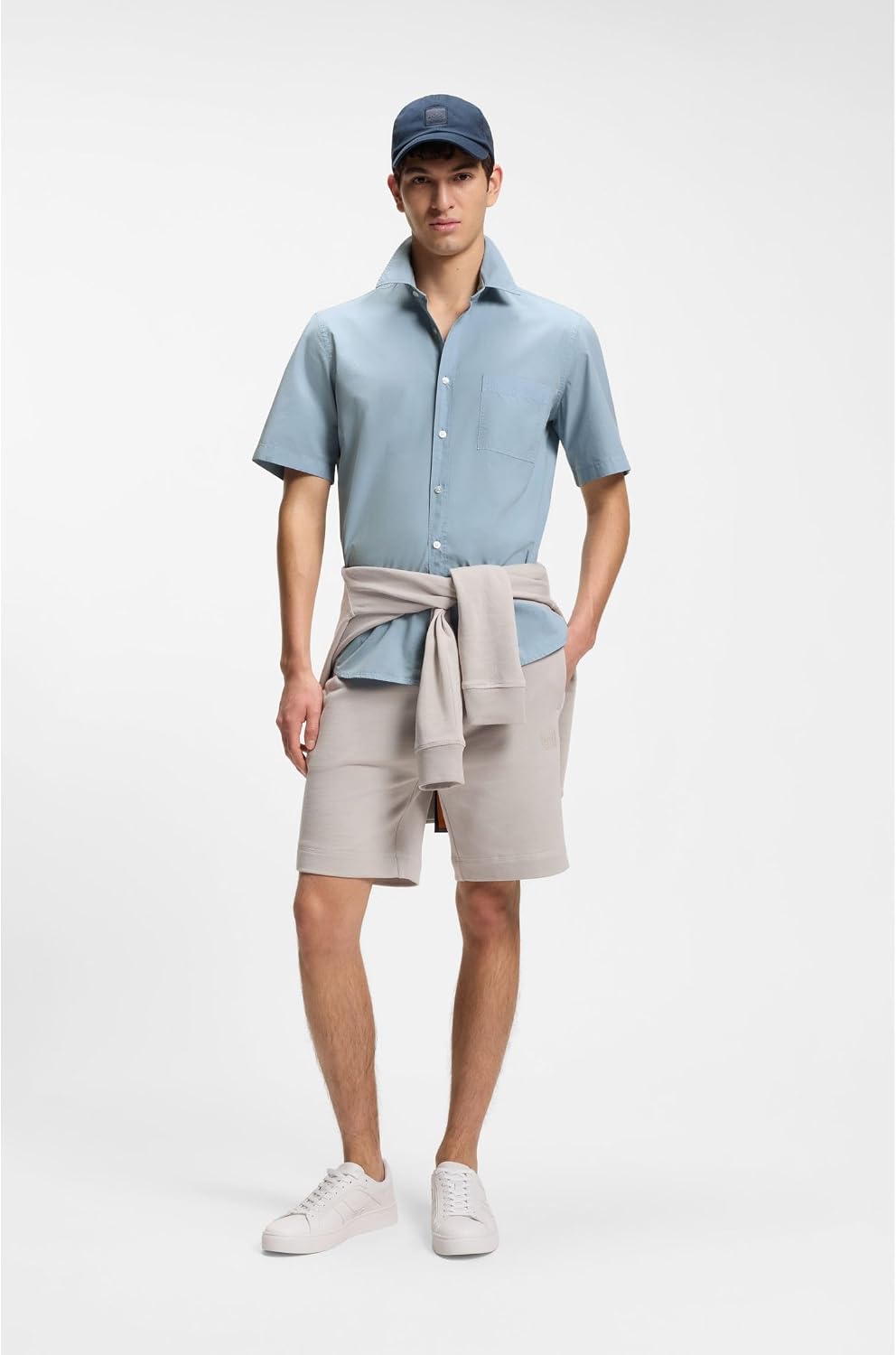 Detalle 2 de Boss Relegant_6-Short_m 10260284 01, Maglietta Uomo