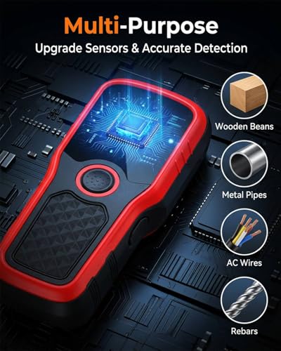 Detalle de Wenleer 5-in-1 Stud Finder with LCD Display and Audio Alarm