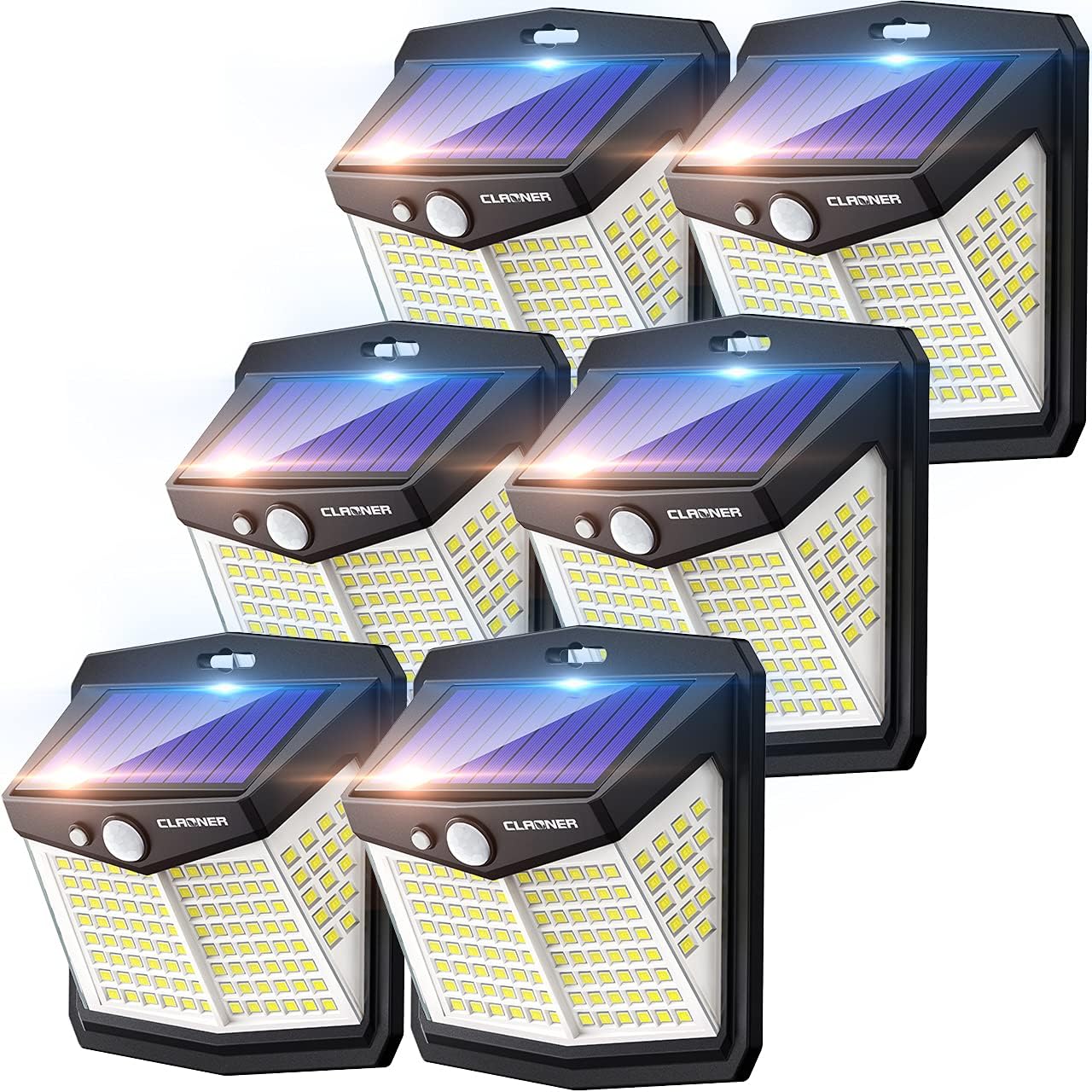 Thumbnail 6 de Claoner 128 LED Solar Motion Sensor Light 270°