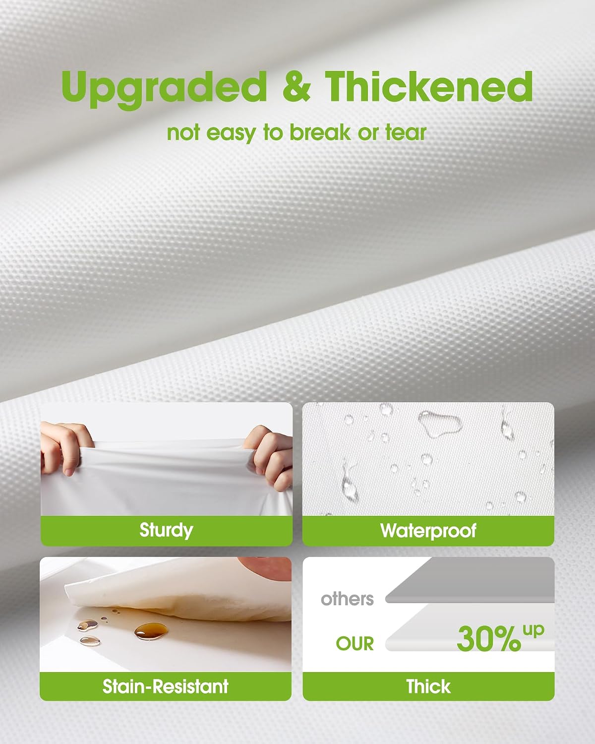 Detalle de Pureegg 84'' Disposable Tablecloth, 20 Pack ⚙