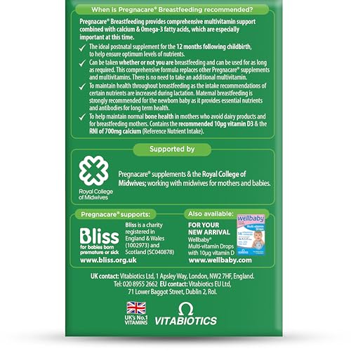 Detalle de Pregnacare Breastfeeding Vitamins, 84 Count (Pack of 1)