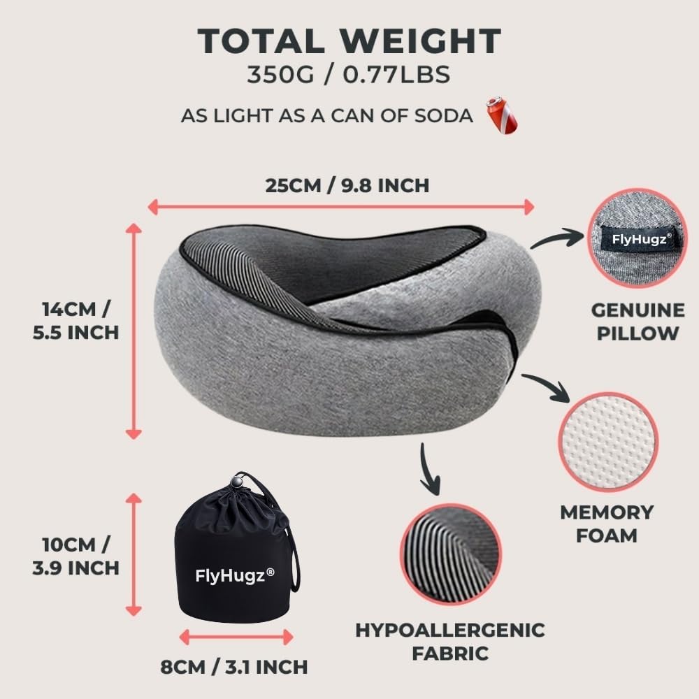 Thumbnail 4 de FlyHugz Neck Travel Pillow 4.5oz 💤
