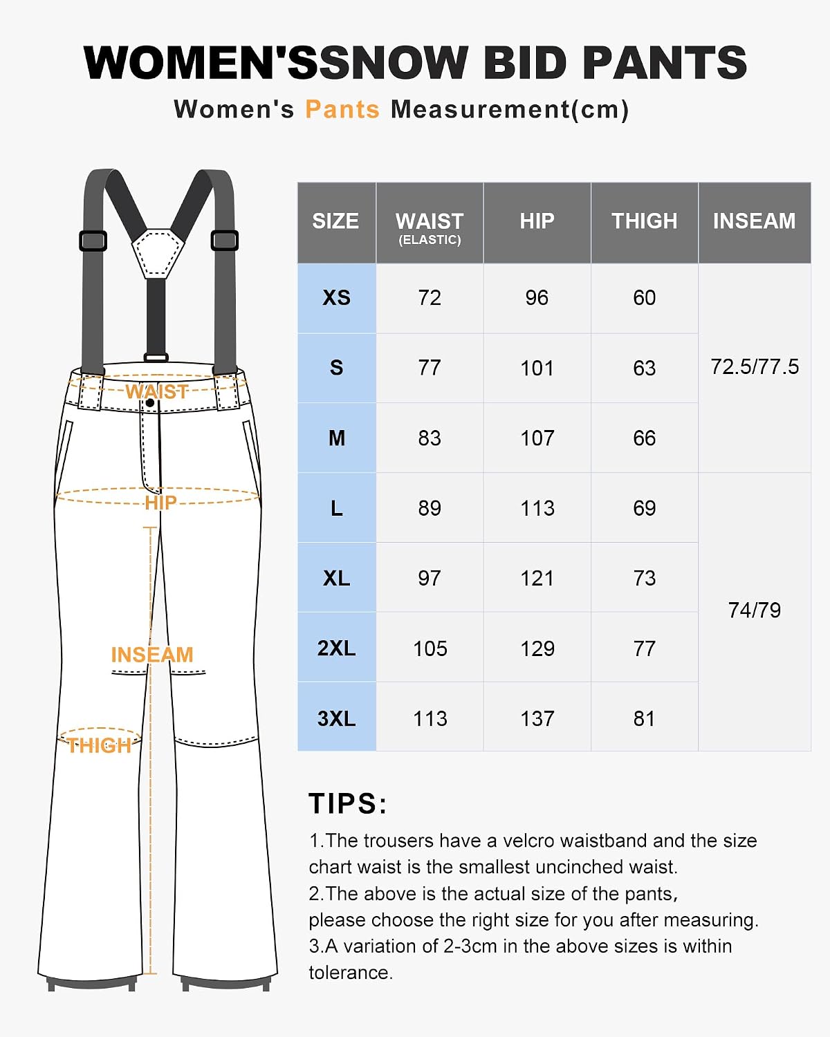 Thumbnail 6 de 33,000ft Damen Skihose 8000 mm