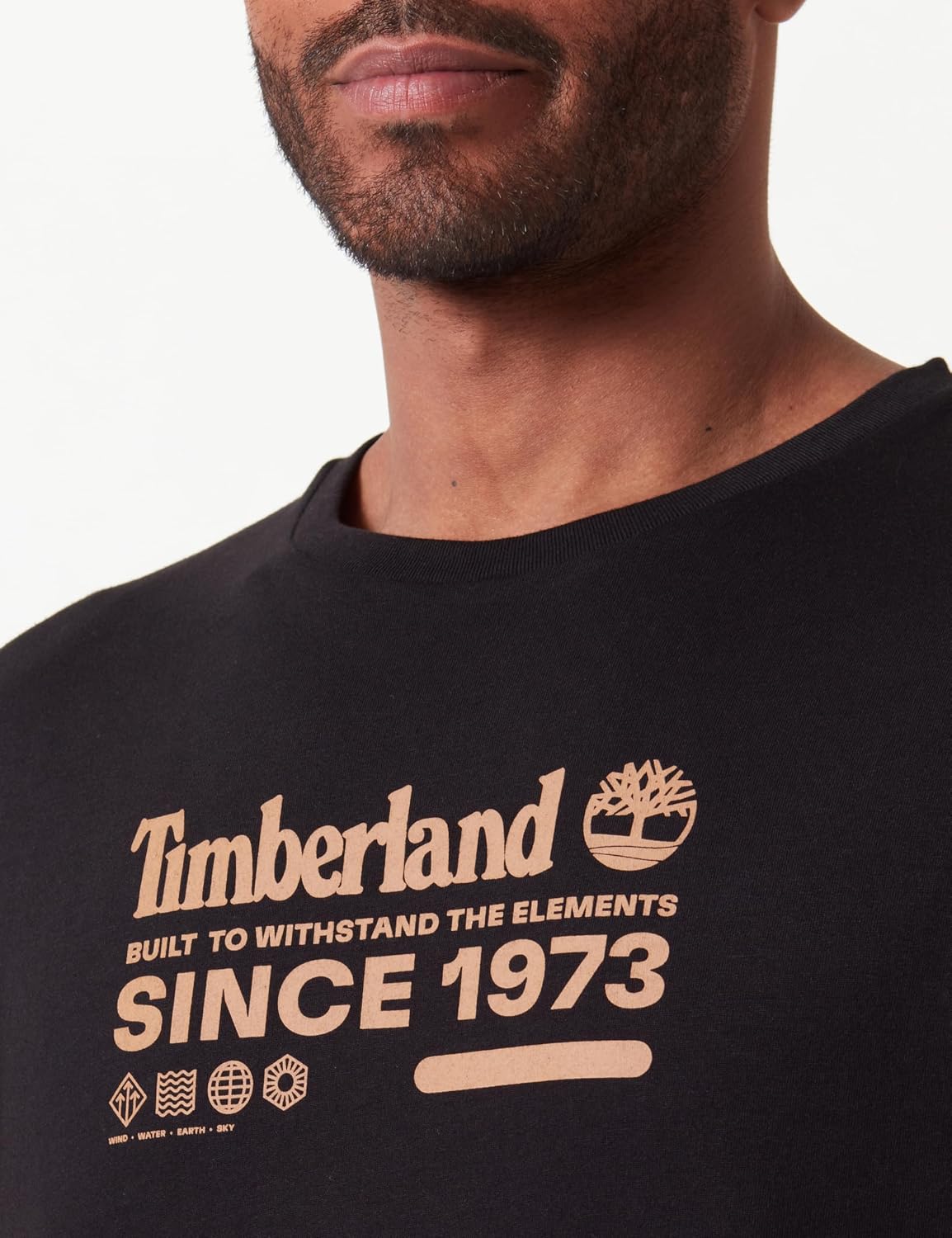 Detalle de Timberland Short Sleeve Tee 1 Tier3 T-Shirt Uomo (Pacco da 1)