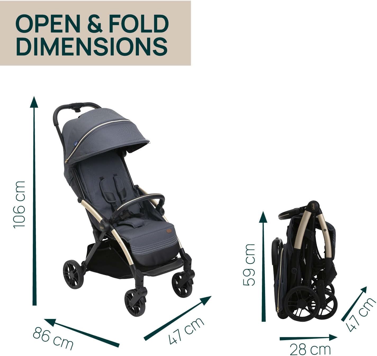 Detalle de Chicco Goody XPlus silla de paseo 22 kg
