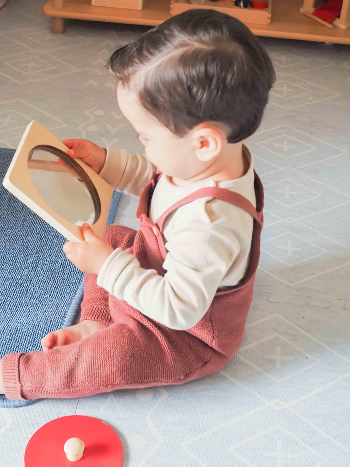 Detalle de Montessori Mirror Peekaboo Puzzle 6-12 months