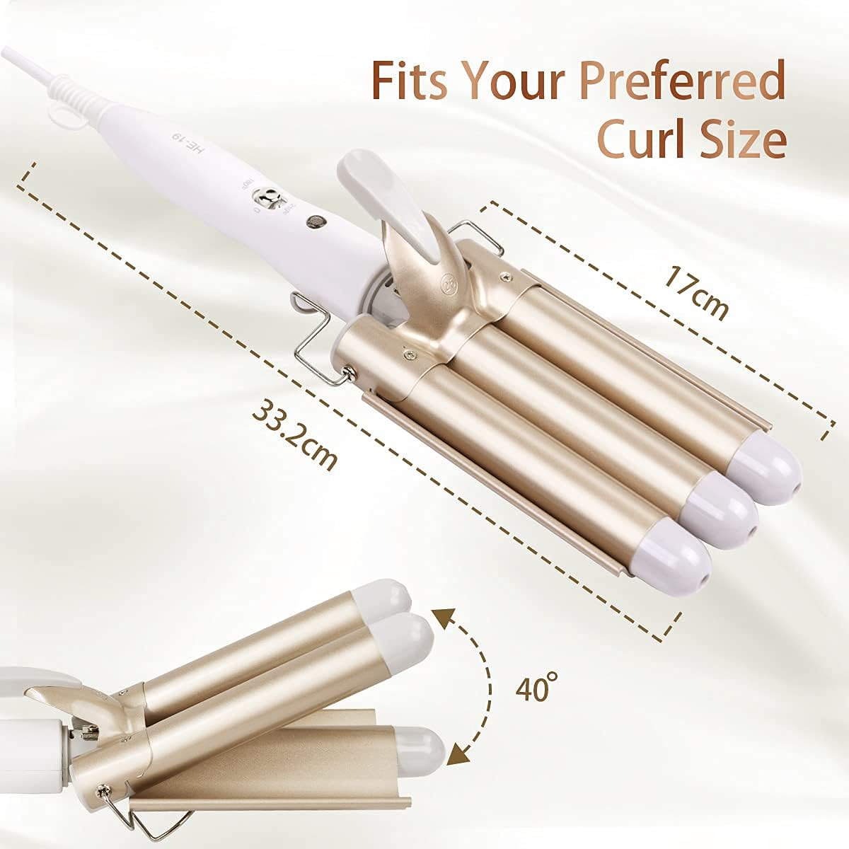 Thumbnail 5 de flintronic 3-Barrel Ceramic Hair Curler 25mm