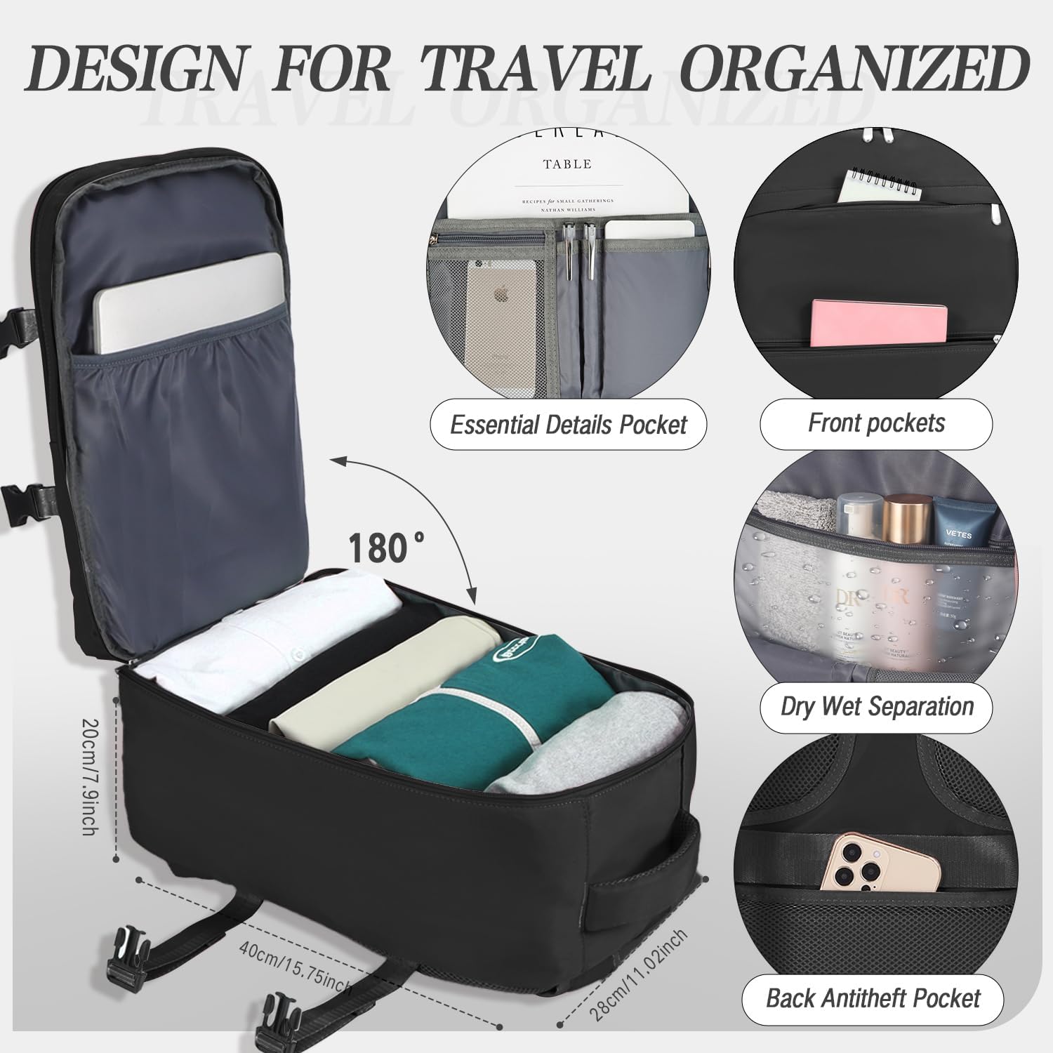 Thumbnail 3 de xlodea Mochila Cabina 40x28x20 Ryanair