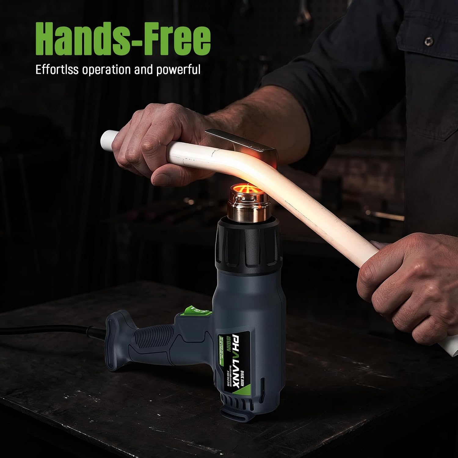 Thumbnail 4 de PHALANX 1800W Heat Gun with 4 Nozzles – Dual-Mode, Heavy-Duty for Crafts and Vinyl Wrap