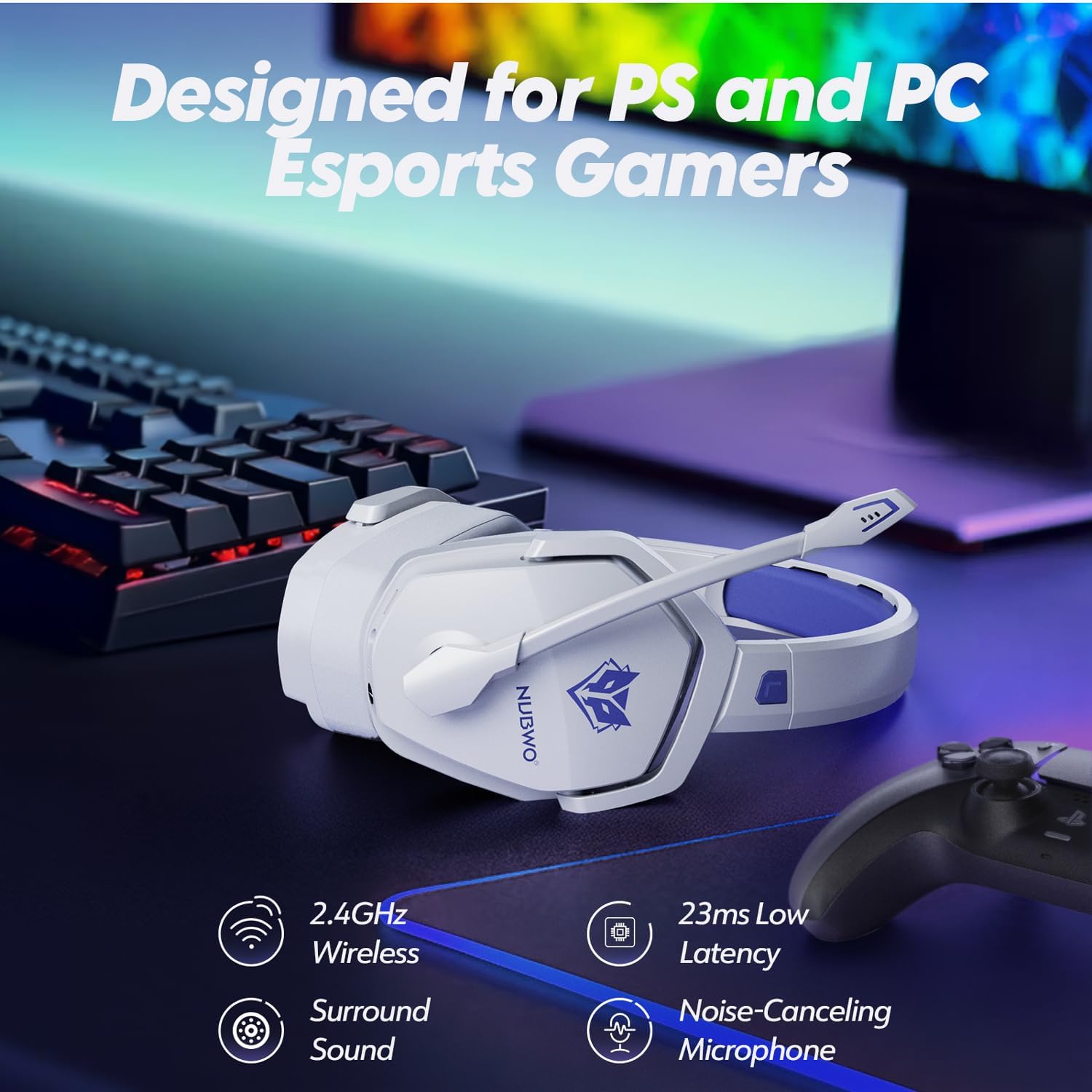 Thumbnail 1 de NUBWO G06 Dual Wireless Headset