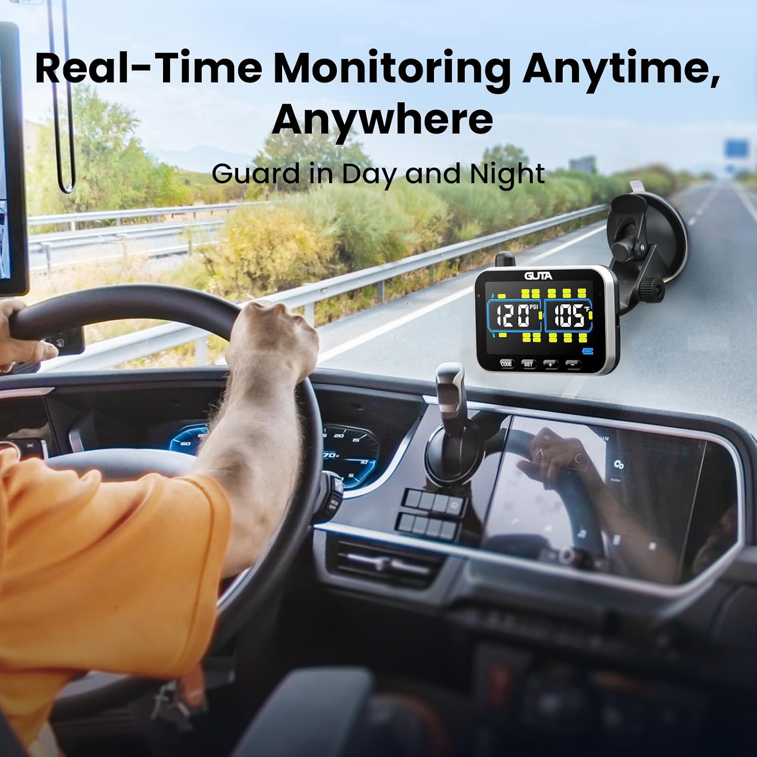 Thumbnail 1 de GUTA Tire Pressure Monitoring System for RV & Trailer 0-188 PSI